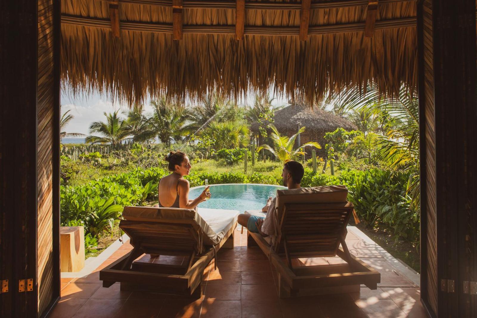 Aldea Mizul Hotel Puerto Escondido  Bagian luar foto